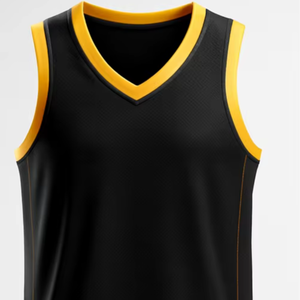Maillot de basket personnalisé pour homme en mesh respirant à logo frontal, séchage rapide - Product Image 1