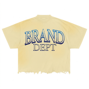 High Quality Screen Printing T Shirt Men Clothing Sun Faded 100% Cotton Fashion Hot Demanded Printed Acid Washed <b>Tshirt</b> for Men - Product Image 1