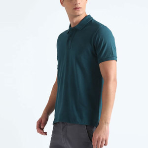 Chemises polo pour hommes avec col rabattu personnalisé, légères et respirantes, en vente - Product Image 4