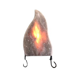 Auténticas Lámparas de Sal del Himalaya Grises, Lámparas de Mesa de Cristal Hechas a Mano Más Vendidas con Personalización de Marca, Directo de Fábrica - Product Image 1