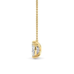 Conjunto de colgante de diamante cultivado en laboratorio con corte esmeralda de 3.35 CTW, oro amarillo de 9K, joyería fina, regalo de aniversario para mujeres. - Product Image 6