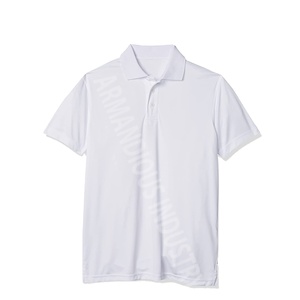 Camiseta de polo de golf con logotipo personalizado para hombre con patrón sólido Jugadores de diseño de fábrica al por mayor para cuello de camiseta de polo - Product Image 1
