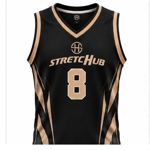 Maillot de basket-ball personnalisé sublimé, tenue d'équipe respirante sans manches, maillot de sport personnalisé avec numéro et nom - Product Image 1