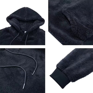 Sudaderas Sherpa para Hombre, Sudaderas de Forro Polar Transpirables de Manga Larga para Hombre, Venta al por Mayor - Product Image 6