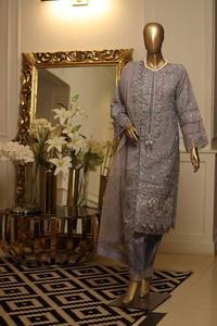 ชุดเดรสผ้าชีฟองปักลายสำหรับงานปาร์ตี้ซาลวาร์คอเมซผ้าตาข่ายแบบหนาของอินเดียชุดเดรสผ้าชีฟองขายดีล่าสุด2022 - Product Image 4