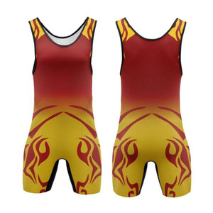 Uniforme de Lucha Libre para Mujer, de Alta Calidad, Ligero, Transpirable, de Spandex y Poliéster, Sublimado Personalizado, de Secado Rápido, MOQ Bajo, Personalizable - Product Image 1