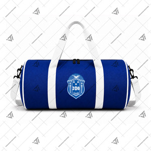 Wholesale Greek Zeta Phi Beta Sorority Cordura Barrel <b>Duffel</b> <b>Bag</b> Gym Sports Travel Overnight <b>Bag</b> with Adjustable Shoulder Strap - Product Image 3