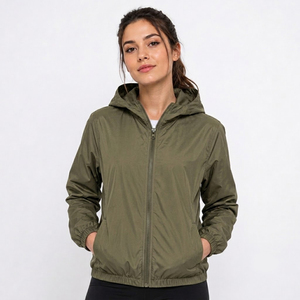 Chaquetas Impermeables Ligeras para Mujer con Logotipo Personalizado de Alta Calidad, Chaqueta Cortavientos Informal para Correr al Aire Libre, Chaqueta para Lluvia - Product Image 2