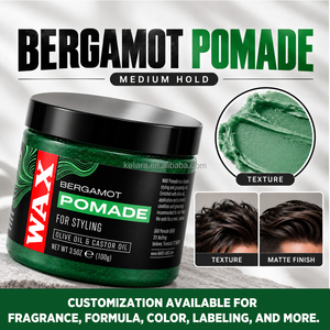 Pomada Profesional para Barbería Personalizada de Fábrica, Fijación y Brillo Personalizados, Logotipo, Etiqueta, Fragancia, OEM, ODM, Marca Privada, Estilizado de Cabello para Hombres - Product Image 2