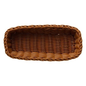 Handmade <b>Wicker</b> Storage <b>Basket</b> Rectangle Rustic Weaved Kitchen Neatening <b>Basket</b> - Product Image 1