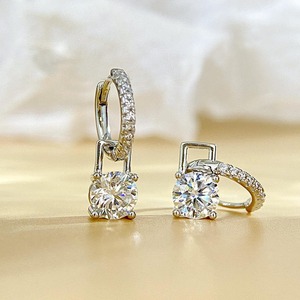 Best Quality Moissanite <b>Diamond</b> Stud <b>Earrings</b> for Women Suitable for Daily Wear Wedding Party Anniversary <b>and</b> Gift Giving - Product Image 4