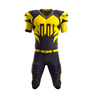 ชุดยูนิฟอร์มอเมริกันฟุตบอลแบบขายส่งสั่งทำได้ พร้อมบริการพิมพ์ลายแบบ Sublimation  ผู้ผลิตชุดทีม บริการ OEM - Product Image 3