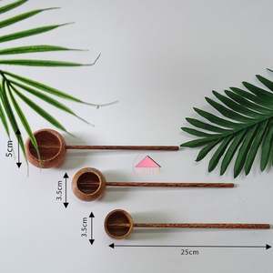 ช้อนไม้มะพร้าวจากโรงงานเวียดนาม สำหรับทำอาหาร ใช้เสิร์ฟ ใช้ในครัวเรือน และร้านอาหาร - Product Image 2