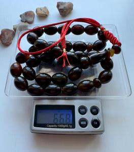 Rosario Islámico de Lujo Hecho a Mano con Resina en Forma de Búho, Cuentas Tasbih para Dhikr, Meditación, Oración y Regalo Religioso - Product Image 3