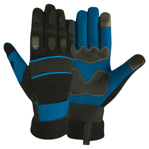 Gants de sécurité Amara en cuir synthétique résistant, résistants aux chocs et à la chaleur, avec revêtement en caoutchouc latex, protection des mains pour la construction - Product Image 5