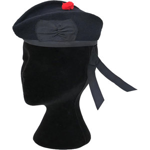 Gorro Escocés Glengarry de Lana Pura con Pompón Rojo, Forro Transpirable, Ajuste Cómodo, OEM ODM - Product Image 4