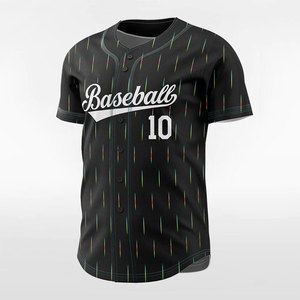 Maillot de baseball personnalisé, design par sublimation, vente en gros de maillots de baseball, uniforme de baseball à deux boutons - Product Image 2