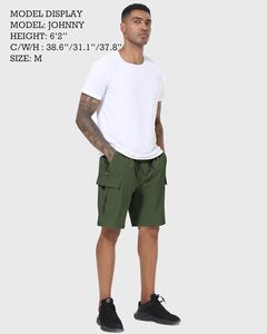 Shorts cargo pour hommes, multi-poches, décontractés, pour l'extérieur, mode été, durables, confortables, coupe décontractée, design personnalisé - Product Image 3