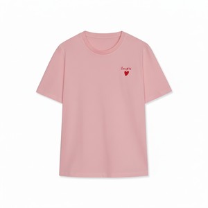 High Quality Casual Women's Summer Short Sleeve Embroidered Logo T-Shirt Solid Color Cotton Regular Fit Breathable Quick Dry - Product Image 4