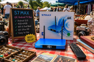 Transformez les marchés du week-end en opportunités commerciales avec la box TV Android S7 MAX, best-seller aux États-Unis, faible MOQ et fort potentiel de revente. - Product Image 2