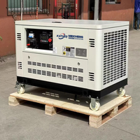 Groupes électrogènes à gaz GPL/GNL 12kW 15kW 20kW 30kW 40kW 50kW, monophasés/triphasés, refroidis par air, 4 temps, pour usage industriel en usine