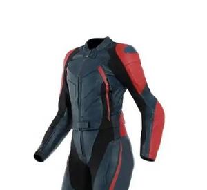 Traje de Motociclismo de Cuero Premium de Dos Piezas, Diseño Personalizado, Transpirable, Alta Calidad, Servicio OEM, Venta al Por Mayor - Product Image 1