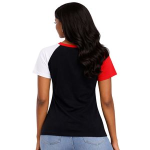Maglietta Nera Premium Delta Sigma Theta Opp Sleeve per Donne, Vestibilità Comoda, Alta Qualità, Abbigliamento Casual per Confraternite Greche - Product Image 2