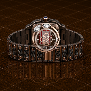 Reloj de Lujo con Diamantes Moissanite VVS para Hombre, Reloj de Pulsera de Acero Inoxidable Completamente Cubierto de Diamantes - Product Image 4