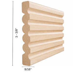 Moulure de <span class=keywords><strong>plinthe</strong></span> en <span class=keywords><strong>bois</strong></span> d'aldère traditionnelle, durable, écologique, pour décoration de bâtiment, surface brute, longueur personnalisée - Product Image 2