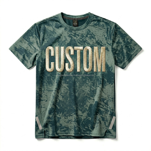 เสื้อยืดผู้ชายคอตตอน 100% หนัก 240 GSM ทรงโอเวอร์ไซส์ สไตล์สตรีทแวร์ พิมพ์ลายกราฟิก - Product Image 3