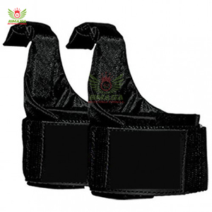 ตะขอเกี่ยวสำหรับยกน้ำหนักพร้อมที่รองรับข้อมือ: ตะขอเหล็กเสริมความแข็งแรงพร้อมแผ่นรองรับเพื่อความสบาย - Product Image 6