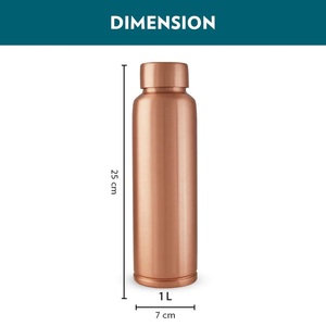 100% Leak Proof <b>Copper</b> <b>Bottle</b> for Daily <b>Drinking</b> Supports Natural Detox and Hydration for Worldwide Export from India - Product Image 3