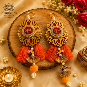 Nuevo Adorno Ecológico de Loto Shubh Labh para Colgar en la Puerta/Pared, Decoración para el Hogar en Diwali Puja, Regalo de Bienvenida para Invitados - Product Image 4