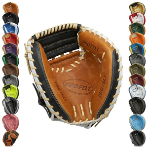 Guante de Béisbol de Cuero Transpirable de Alta Calidad al por Mayor, Diseño de Logotipo de PVC Personalizado, Palma Suave, OEM ODM, Guante Deportivo - Product Image 1