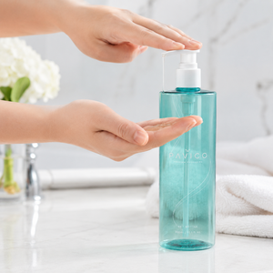 300ml Eco-Friendly Clear Aqua <b>Pump</b> Custom Logo White for Body Wash Cosmetic PET <b>Lotion</b> Shampoo Essential Oil <b>Bottle</b> Packaging - Product Image 6