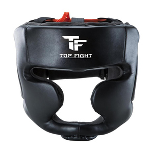 <b>Style</b> Adjustable Portable Boxing <b>Head</b> Guard Durable PU Leather Helmet with Breathable Design for Adult & Youth Training - Product Image 1