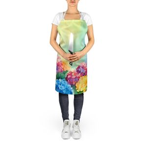 Multicolor Large Adult Unisex Watercolor Hydrangeas <b>Apron</b> for Cooking Baking Crafts <b>Gardening</b> Kitchen Server - Product Image 5
