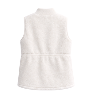 Chaleco Reversible de Forro Polar Sherpa para Mujer, Sin Mangas, Ligero, con Botones al Frente, Cálido, Informal, para Exteriores - Product Image 2