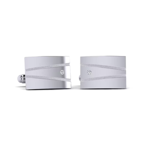 Magnifiques boutons de manchette en diamant pour hommes, bijoux formels de luxe - Product Image 3