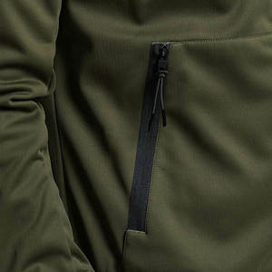 Custom Men's Hooded Softshell <b>Jacket</b> <b>Waterproof</b> Windproof Full Zip Outdoor Hiking Workwear <b>Winter</b> OEM Logo Wholesale - Product Image 5