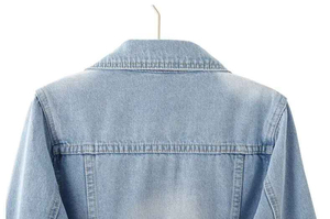 Veste en jean respirante pour femme, services OEM, qualité supérieure, prix abordable, logo personnalisé imprimé, prix raisonnable, service OEM. - Product Image 4