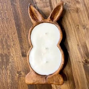 Rustic Handmade Wooden Dough Bowl <b>Candle</b> Holder Mango Wood <b>Candle</b> Vessel For Home Decor At Affordable Price - Product Image 3