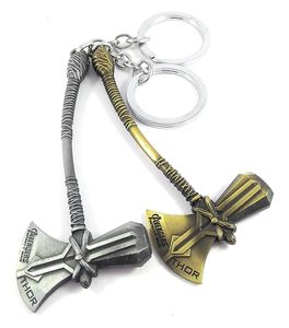 Porte-clés Hache Thor Stormbreaker en Métal Bronze Antique, Marteau Avengers, Cadeau de Collection Super-héros pour Hommes et Femmes - Product Image 3