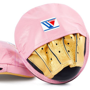 Mitaines de frappe de haute qualité pour l'entraînement professionnel, mitaines courbes de concentration en cuir de vachette de qualité supérieure, coussinets de frappe anti-humidité - Product Image 3