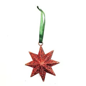 Christmas <b>Hanging</b> Metal <b>Star</b> Ornament Blue Glitter Decoration for Tree Home Party Holiday Decor Gift Piece <b>Hanging</b> Pendant - Product Image 5