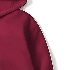 2023 moda heavy fleece HOODY de gran tamaño gota hombro en blanco pulóver sudaderas con capucha al por mayor - Product Image 4