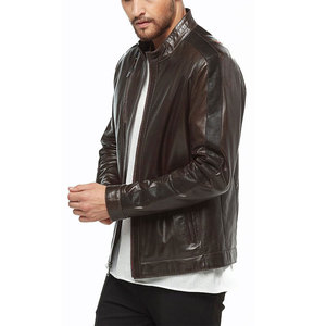 Custom Size Casual Wear Genuine Fashion <b>Leather</b> <b>Jacket</b> for <b>Men</b> 2026 New Arrival High Quality Fashion <b>Men</b> <b>Leather</b> <b>jacket</b> for <b>men</b> - Product Image 5