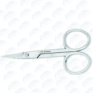 Ciseaux à ongles professionnels de haute qualité de 3.5mm d'épaisseur pour les sourcils et les cuticules Outil de toilettage en acier inoxydable durable pour les sourcils et les ongles - Product Image 2