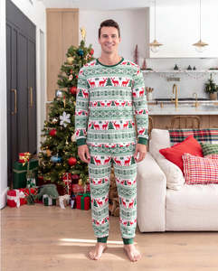 <b>Christmas</b> Tracksuit Set Womens Custom Printed <b>Long</b> <b>Sleeve</b> <b>Top</b> Matching Pants Cozy Winter Pajamas Loungewear Festive Winter Set - Product Image 6
