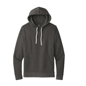 Sweat-shirt à capuche uni en coton, coupe ample et épaules tombantes - Product Image 5